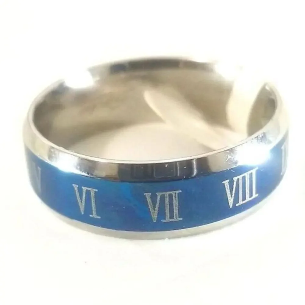 New stainless steel ring‎ size 10